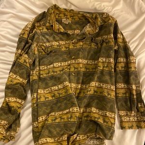 mens woolrich button down